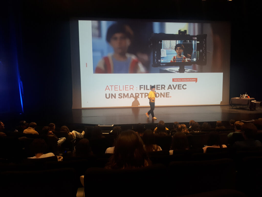 33e festival du film de Sarlat : visite des étudiants de la prépa littéraire de Périgueux (lycée Bertran-de-Born)