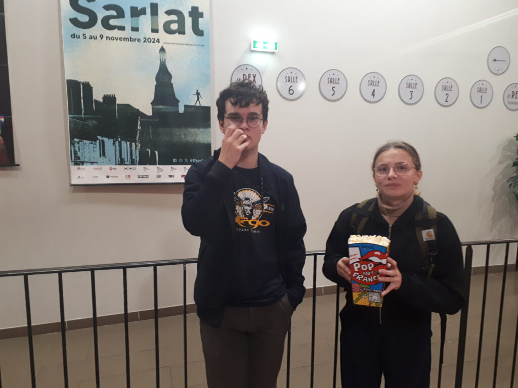 33e festival du film de Sarlat : visite des étudiants de la prépa littéraire de Périgueux (lycée Bertran-de-Born)