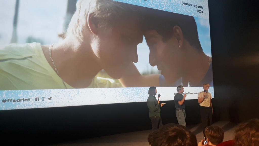 33e festival du film de Sarlat : visite des étudiants de la prépa littéraire de Périgueux (lycée Bertran-de-Born)