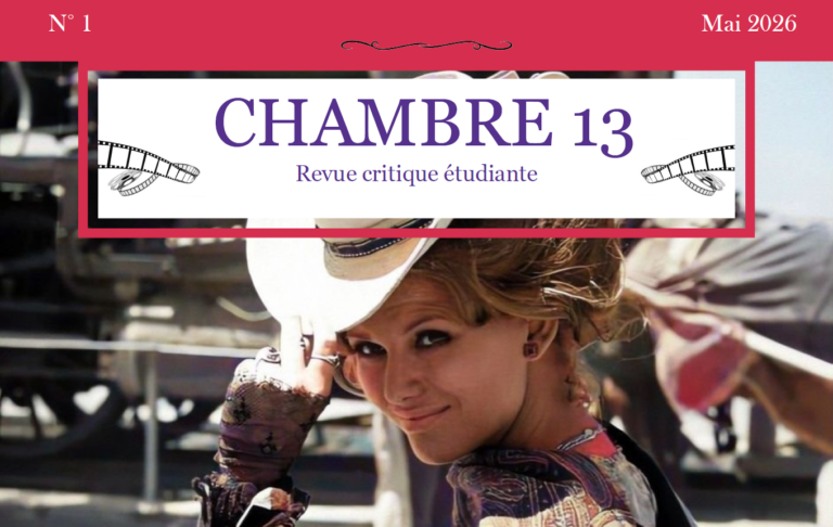 Chambre 13, la nouvelle revue critique des étudiants de B2B