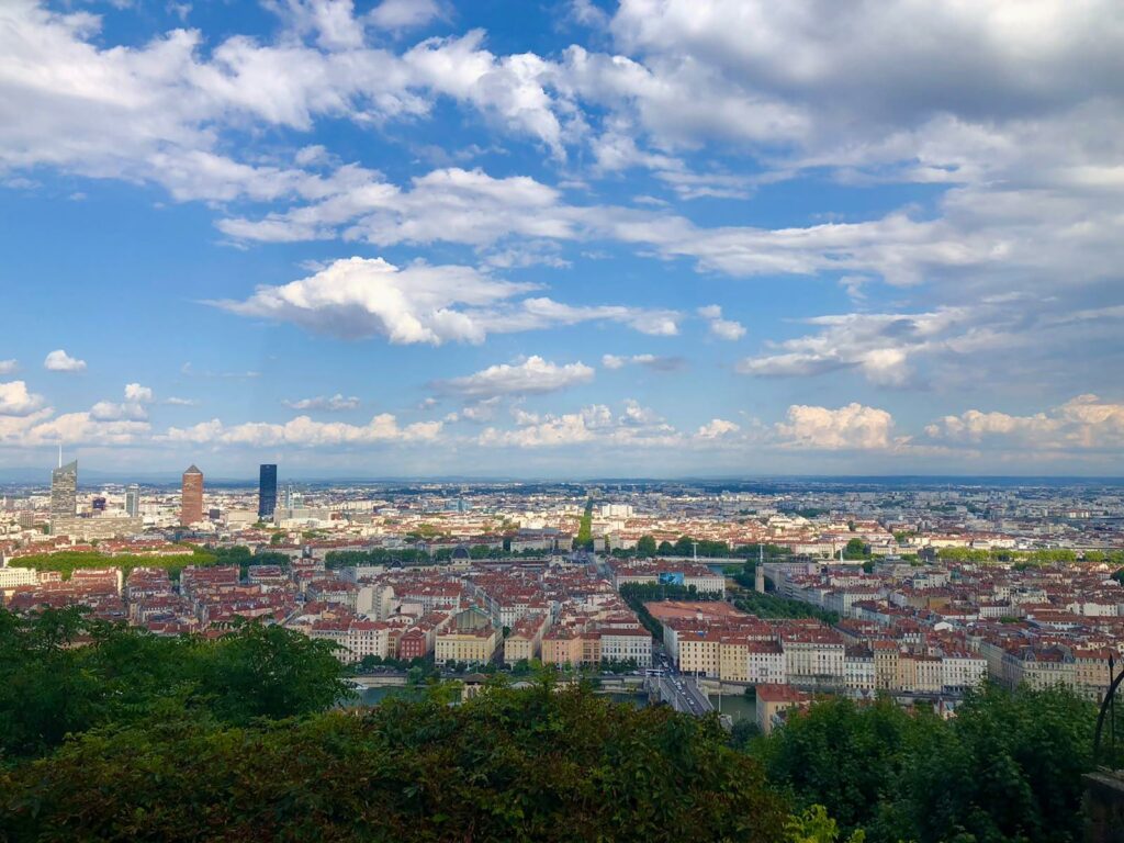 Au détour de la visite du musée du cinéma, la vue sur Lyon est superbe.